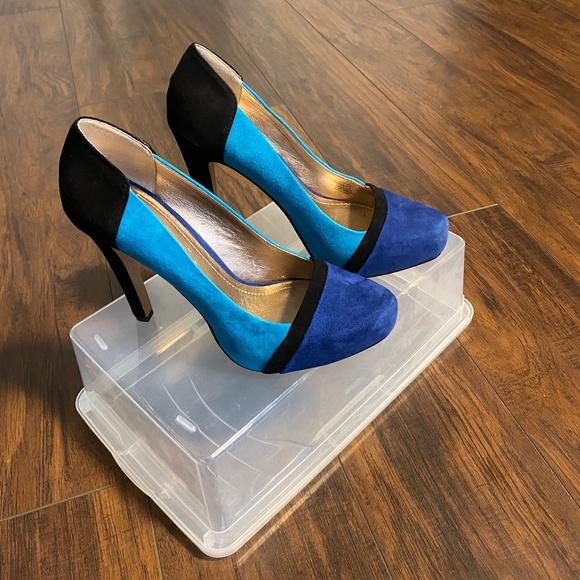 BCBGeneration Suede Pump Heels - Picture 1 of 4